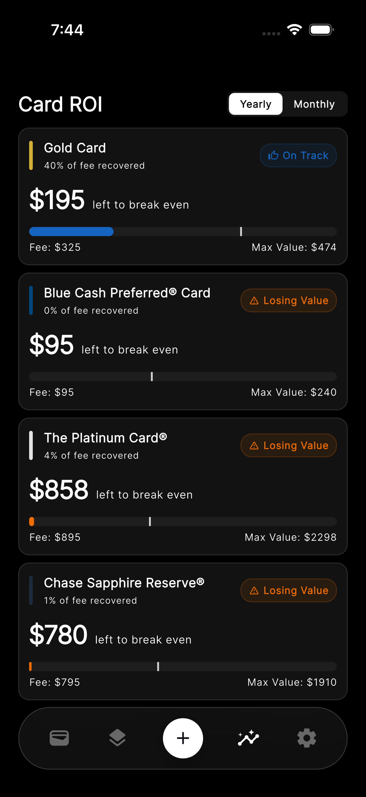 Credit Card Annual Fee ROI Calculator